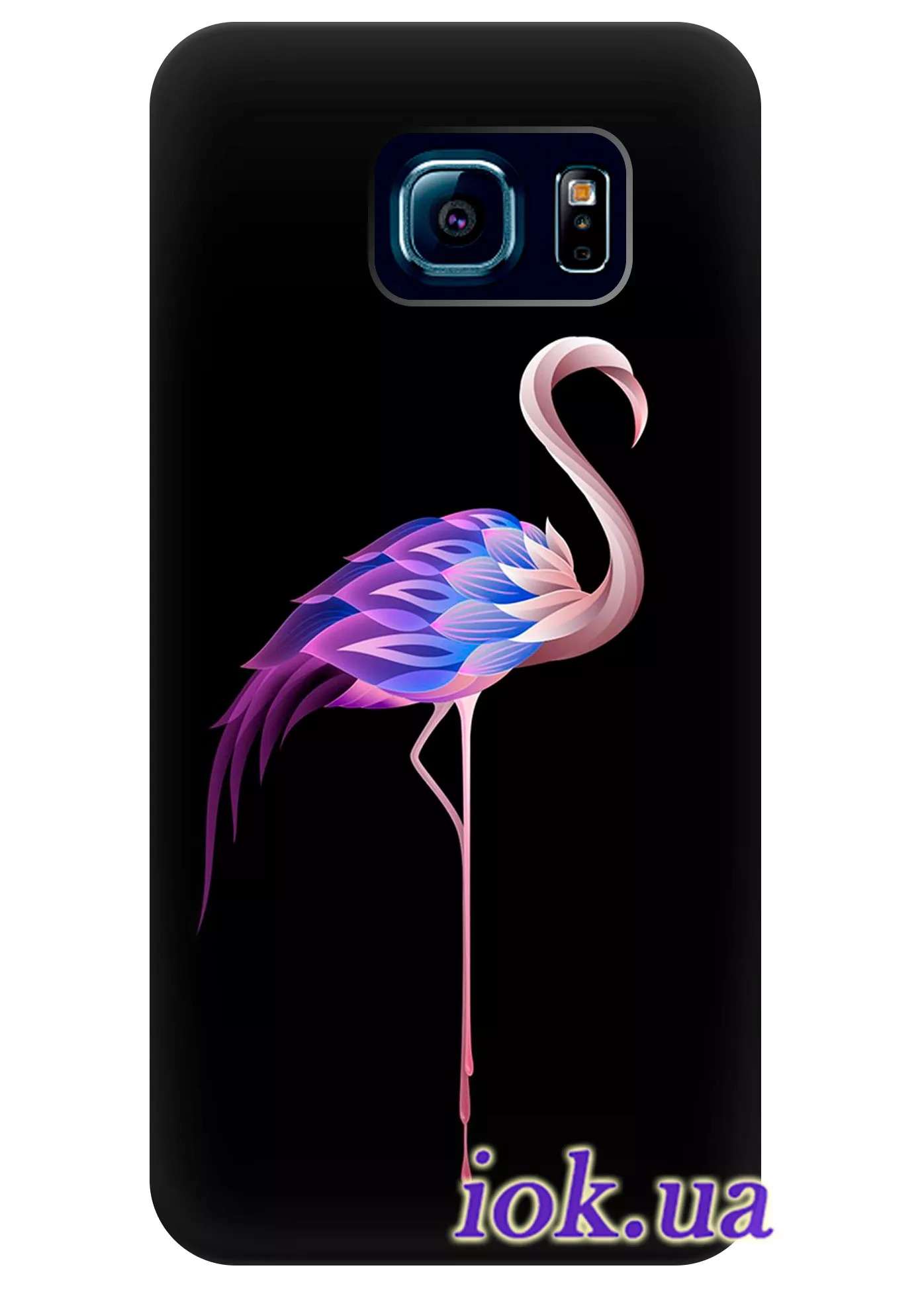Чехол для Galaxy S6 - Фламинго