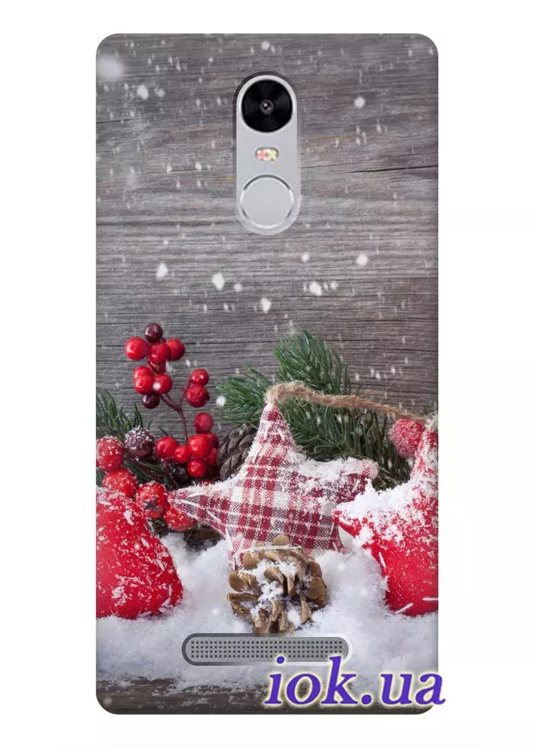 Чехол для Xiaomi Redmi Note 3 - Игрушки в снегу