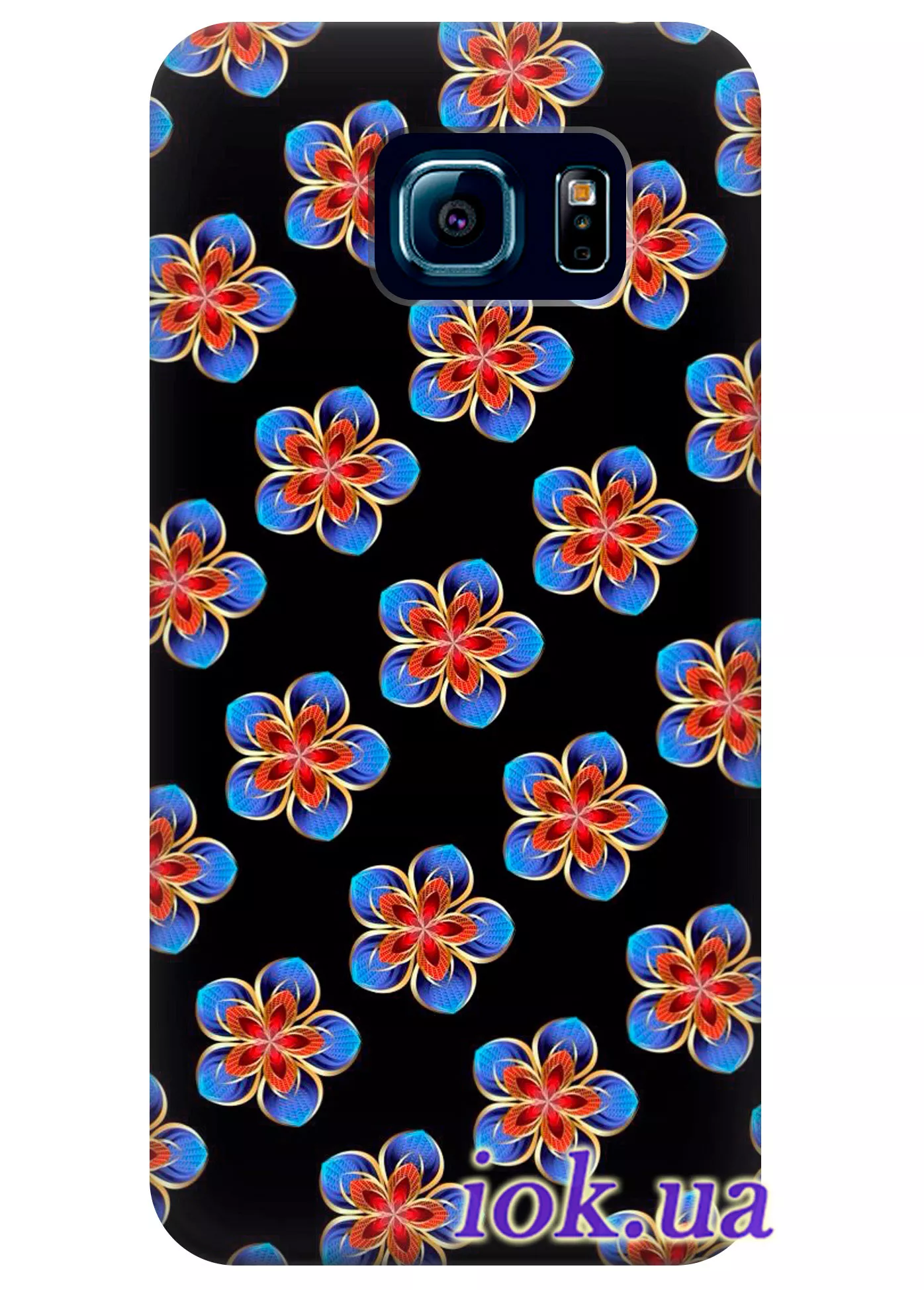 Чехол для Galaxy S6 Edge - Чудные цветочки