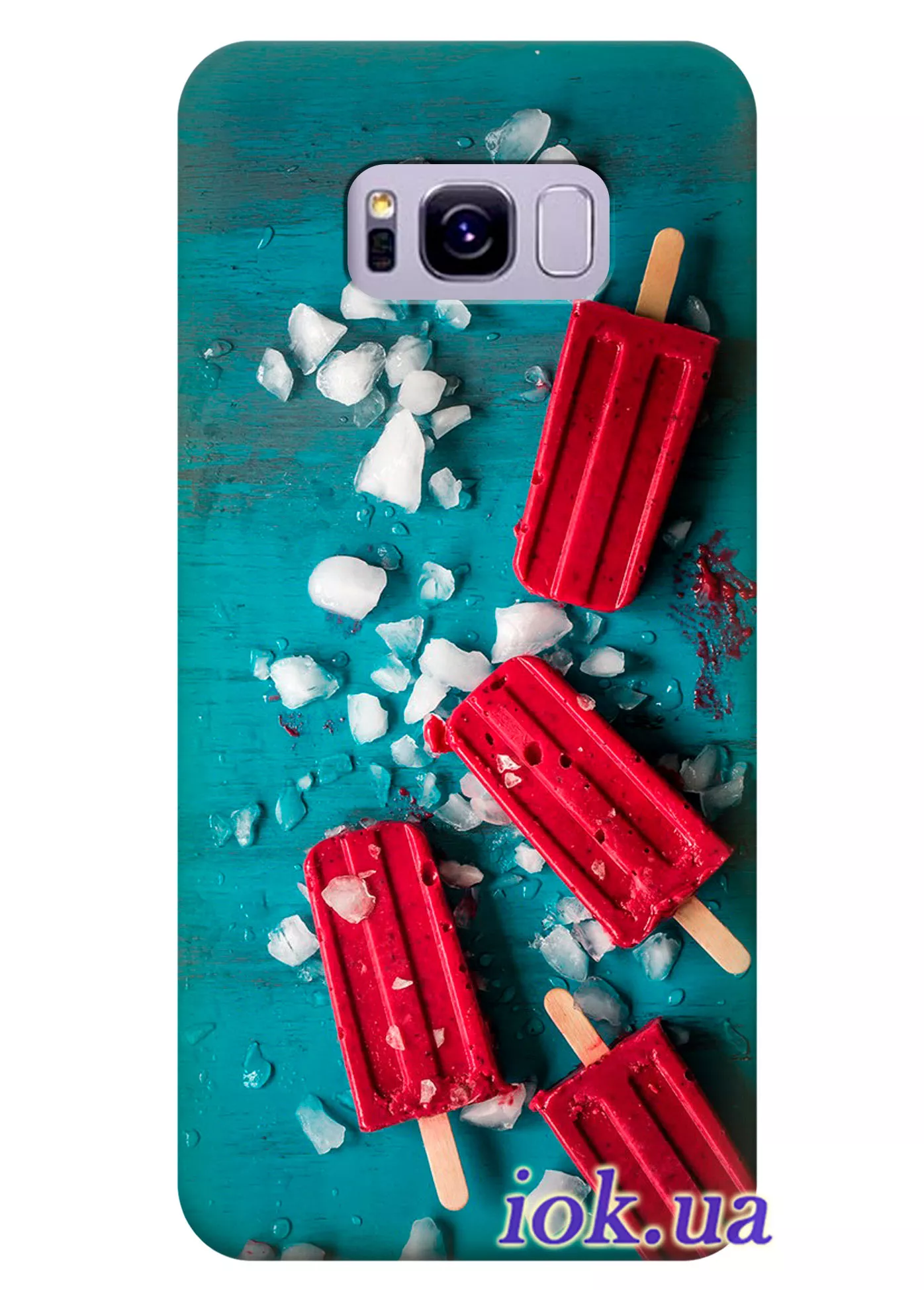 Чехол для Galaxy S8 Plus - Цветной лёд