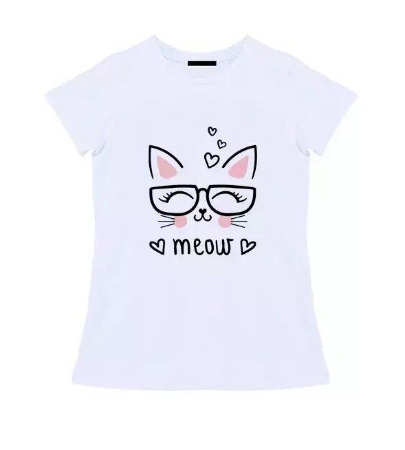 Женская футболка - Meow