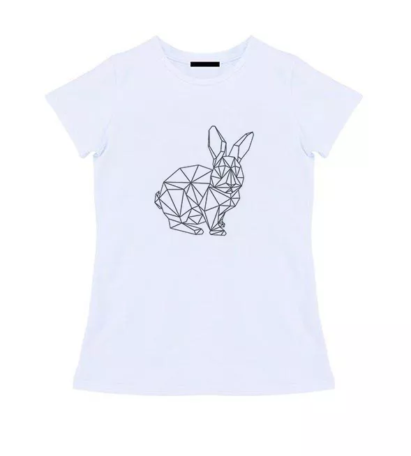Женская футболка - Кролик