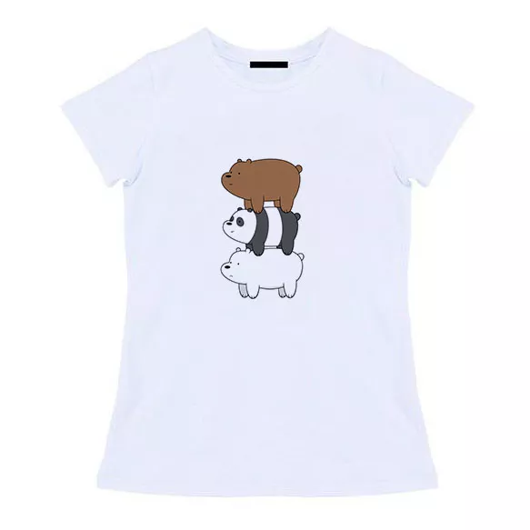 Женская футболка - Три медведя