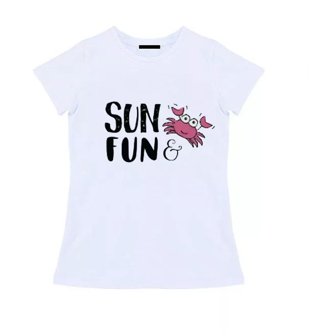 Женская футболка - Sun fun
