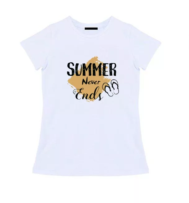 Женская футболка - Summer never ends