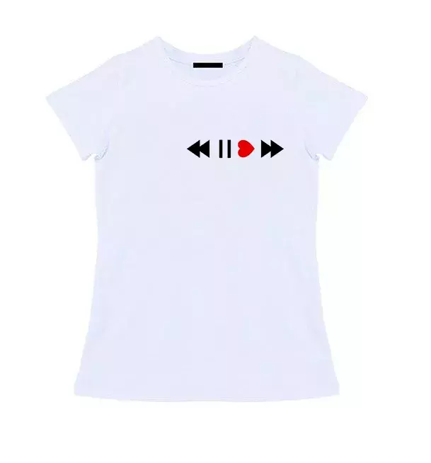 Женская футболка - Сердечный ритм