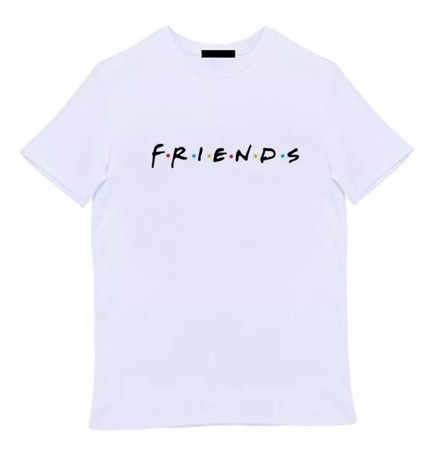 Белая мужская футболка - Друзья