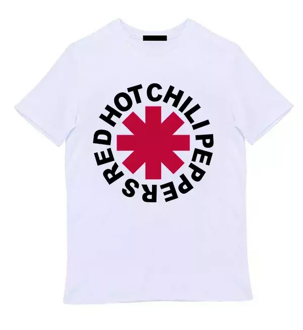 Белая мужская футболка - Red Hot Chili Peppers
