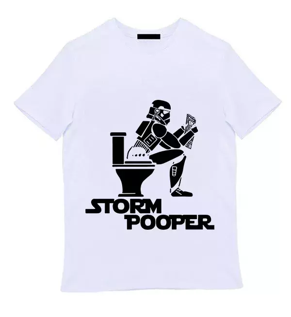 Белая мужская футболка - Storm