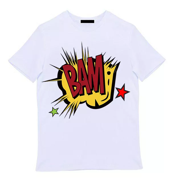 Белая мужская футболка - Bam