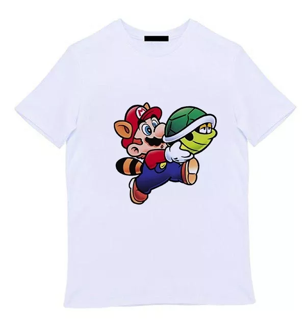 Белая мужская футболка - Super Mario