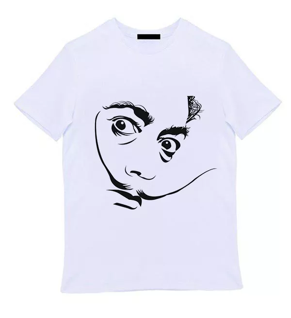 Белая футболка -  Salvador Dali