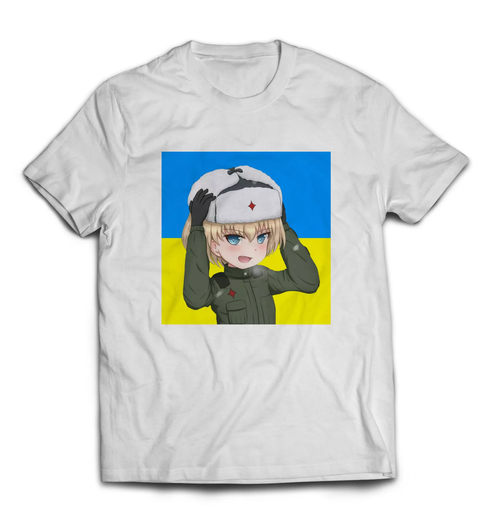 Футболка белая - Ukrainian girl