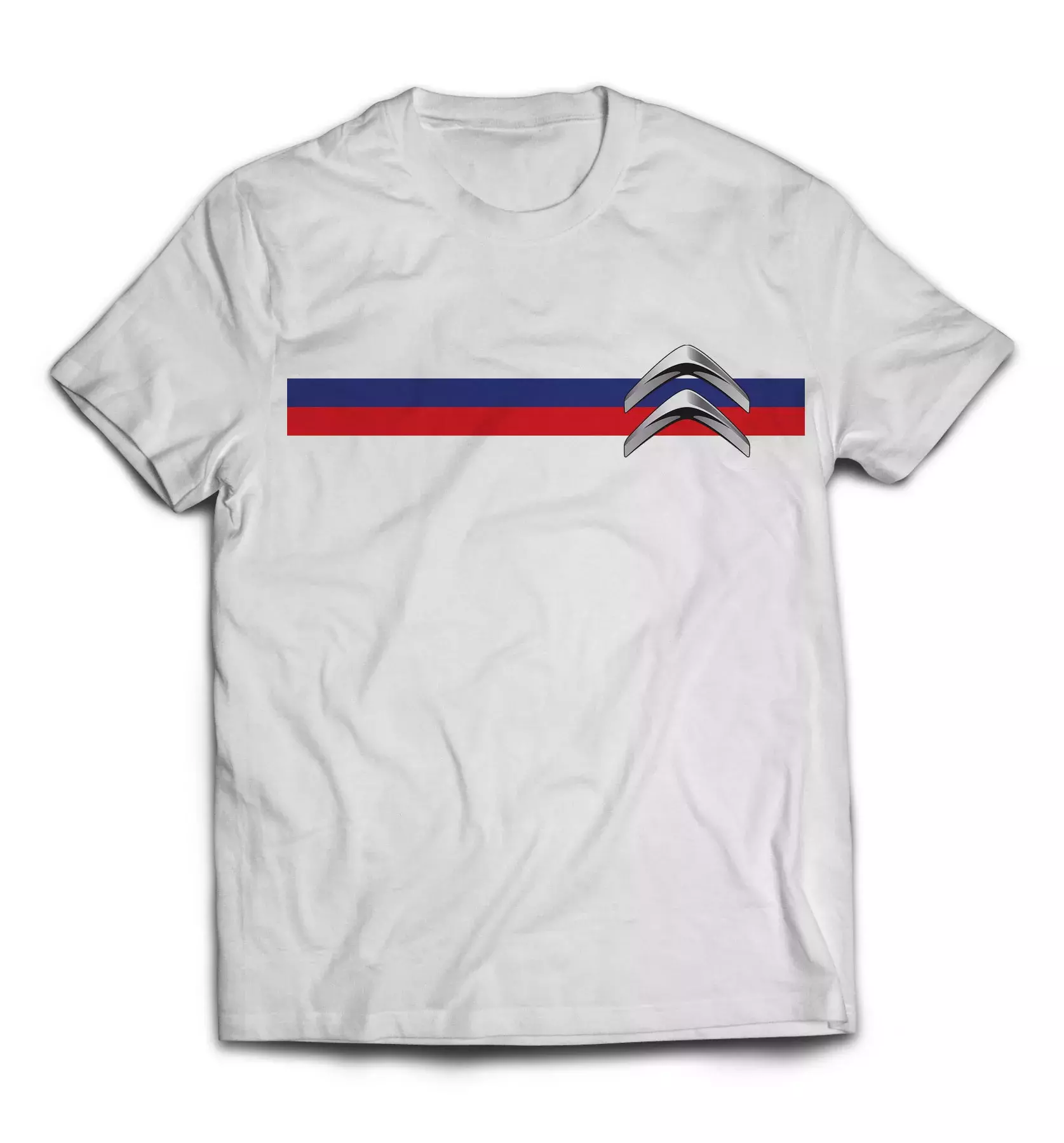Белая футболка - Citroen дизайн