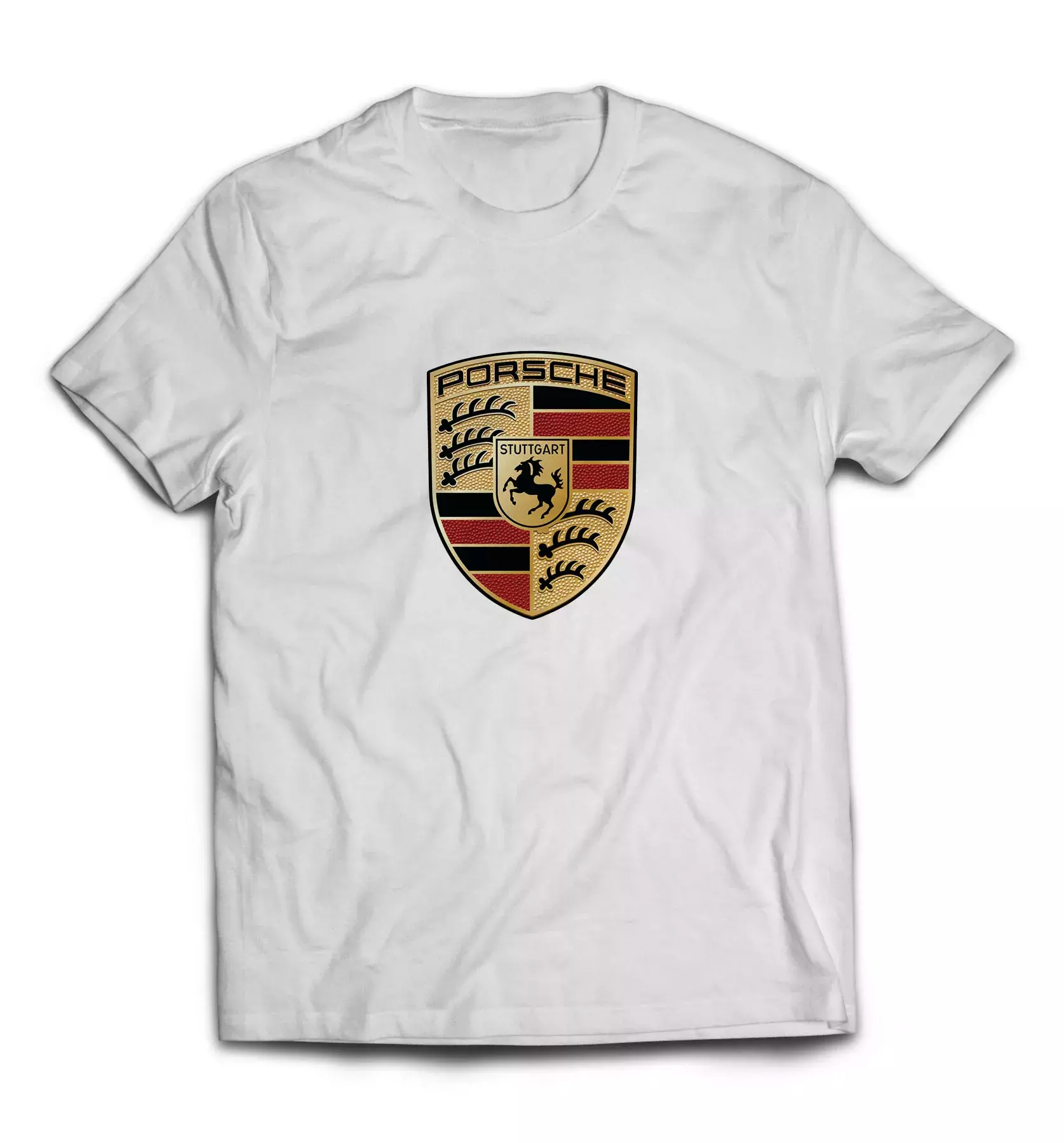 Футболка белая - Porsche лого