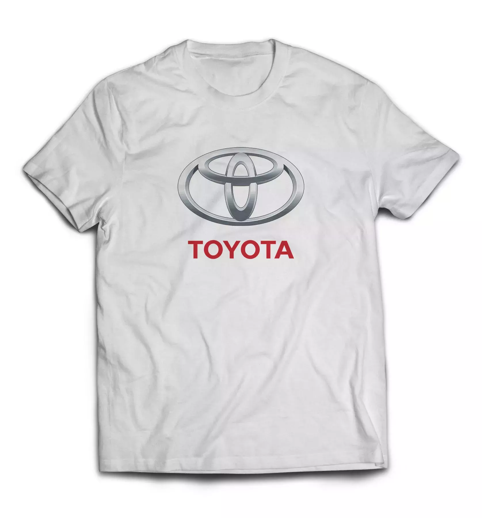 Белая футболка - Toyota лого
