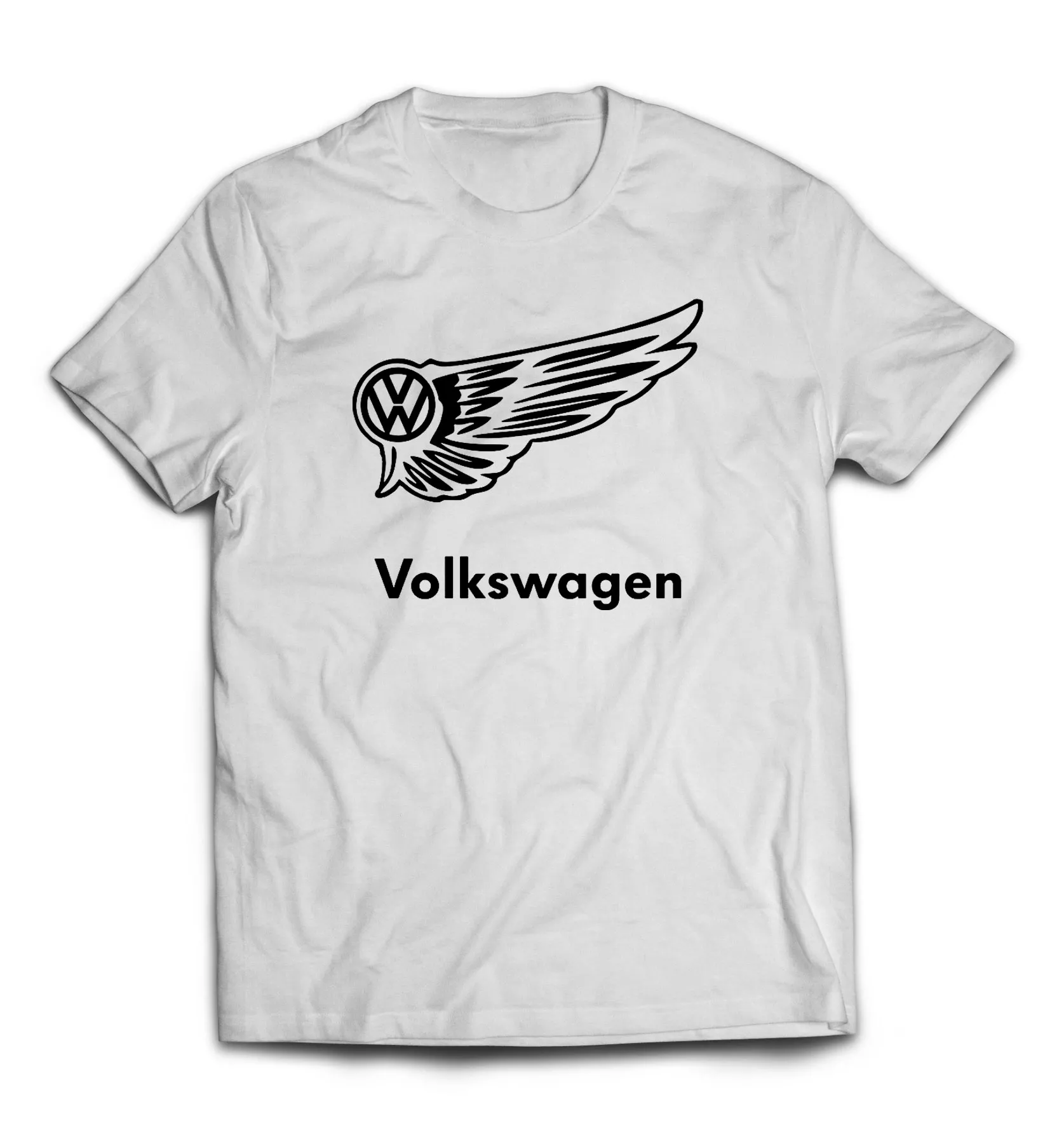Белая футболка - Volkswagen дизайн 