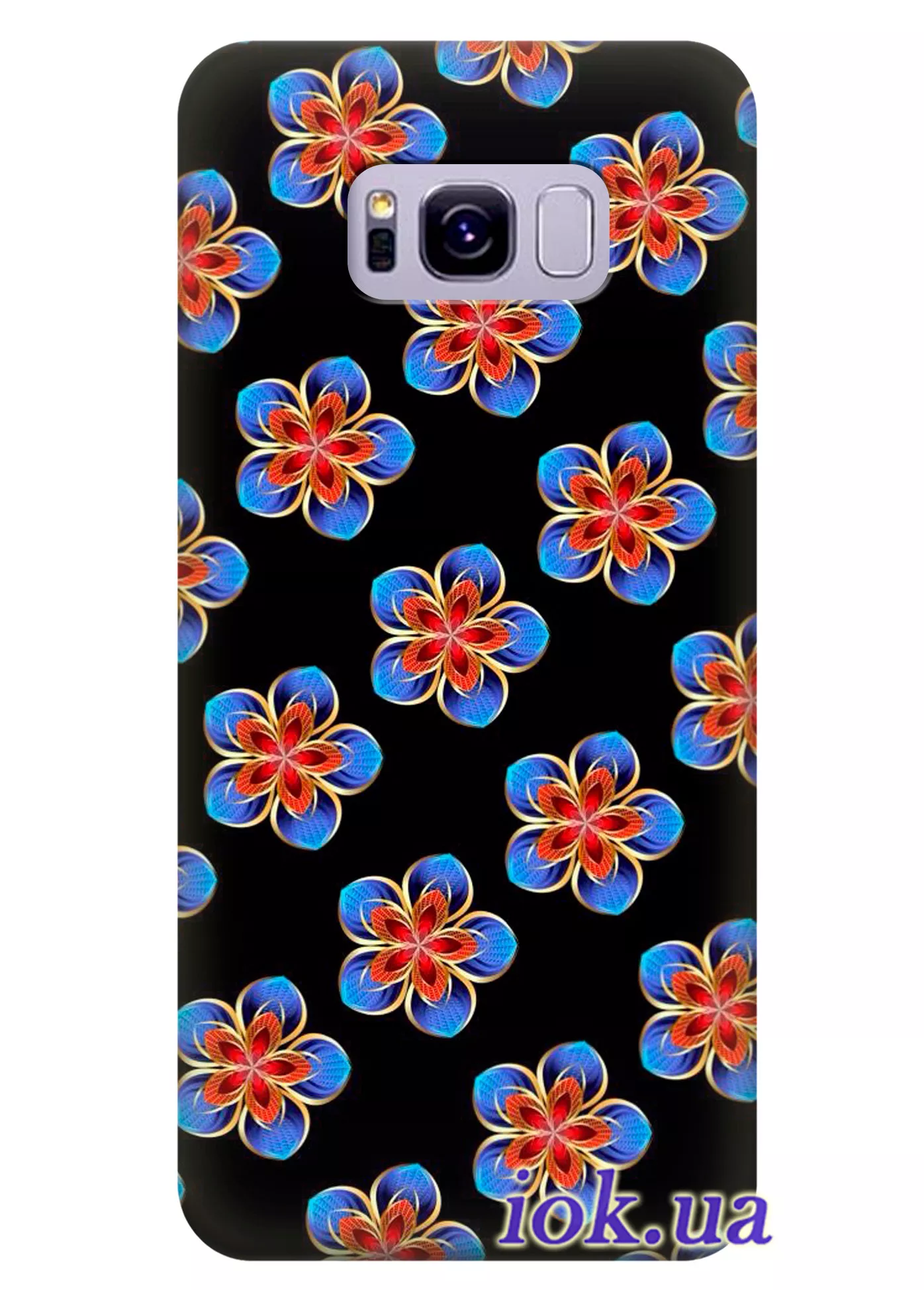 Чехол для Galaxy S8 Plus - Сказочные цветы