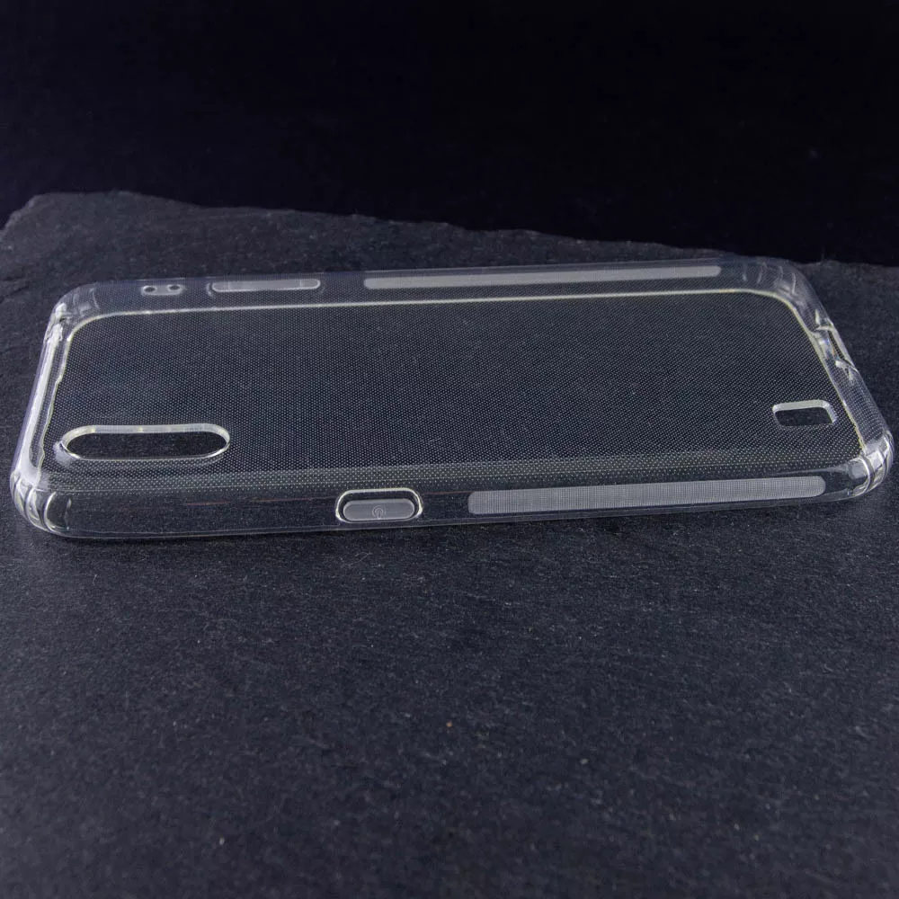 TPU чехол GETMAN Transparent 1,0 mm для Samsung Galaxy A01, Бесцветный (прозрачный)
