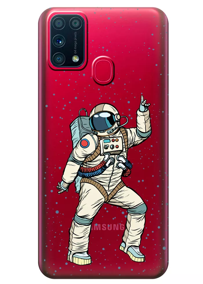 Чехол для Galaxy M31 - Веселый космонавт