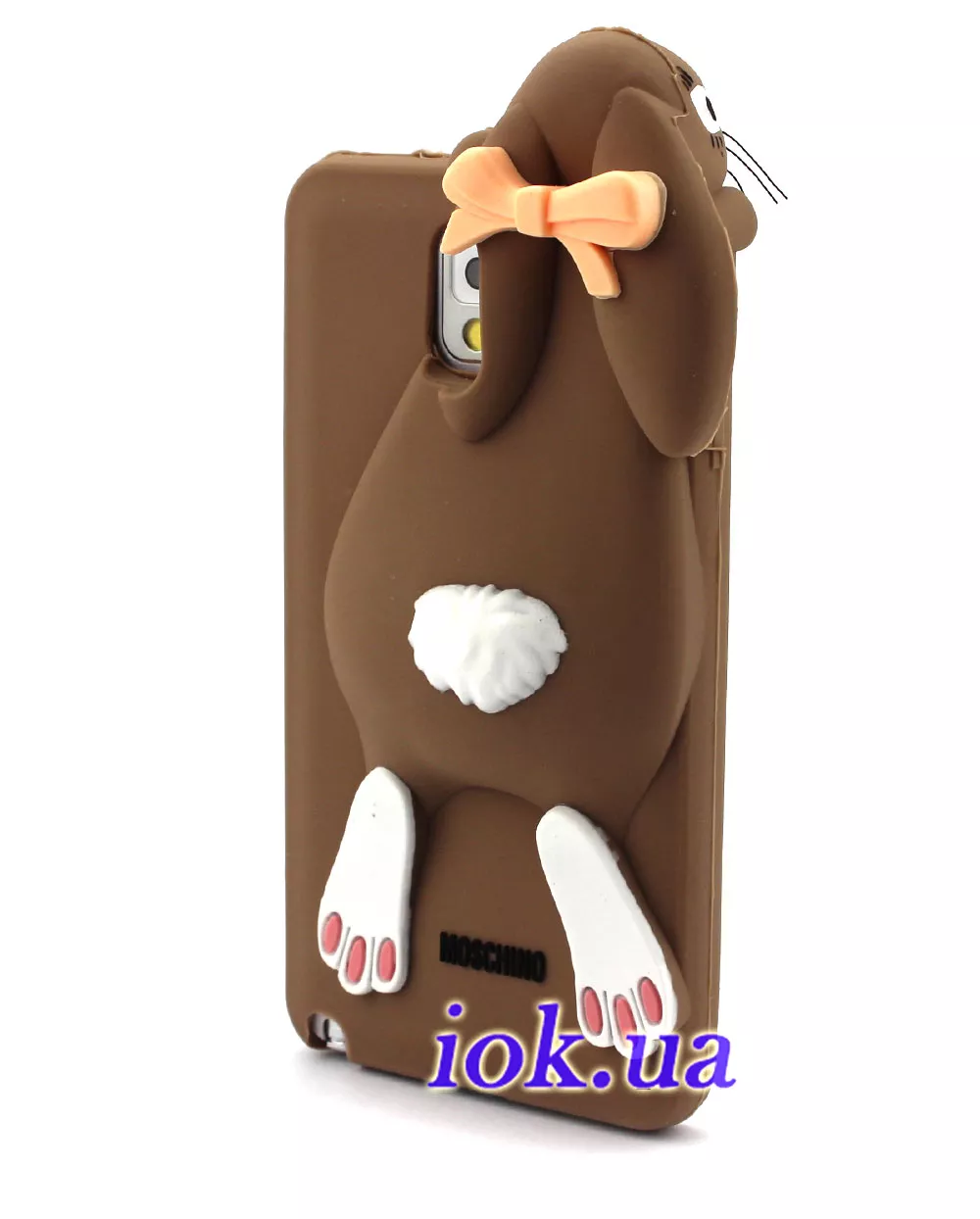 Чехол на Galaxy Note 3 -  Зайчик Moschino, коричневый