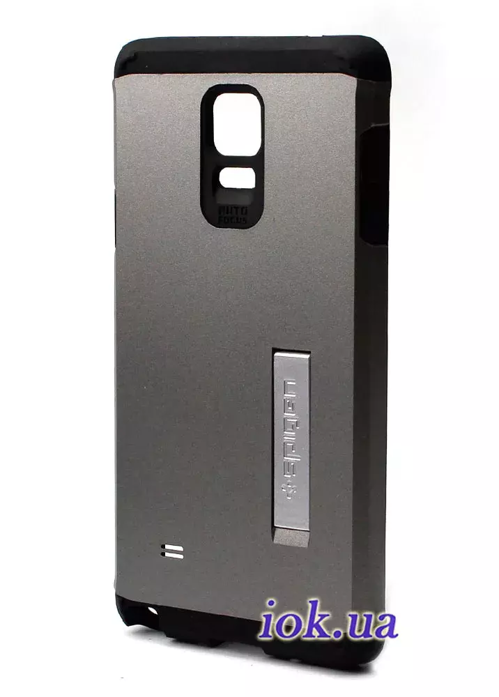 Противоударный чехол Spigen Armored для Galaxy Note 4, серый