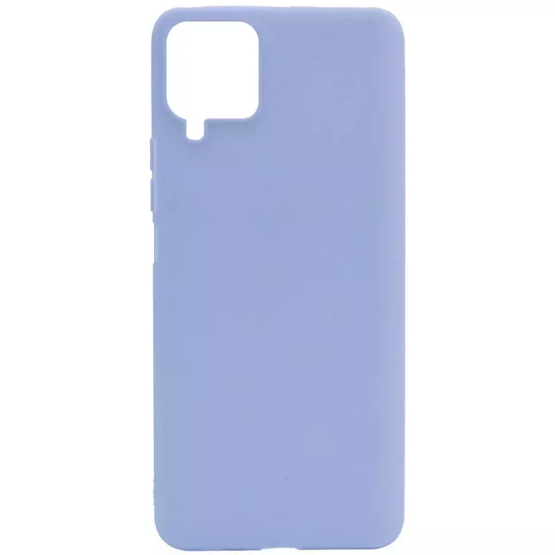 Силиконовый чехол Candy для Samsung Galaxy A22 4G / M22 4G, Голубой / Lilac Blue