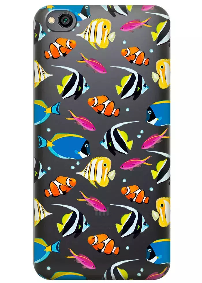 Чехол для Xiaomi Redmi Go - Bright fish