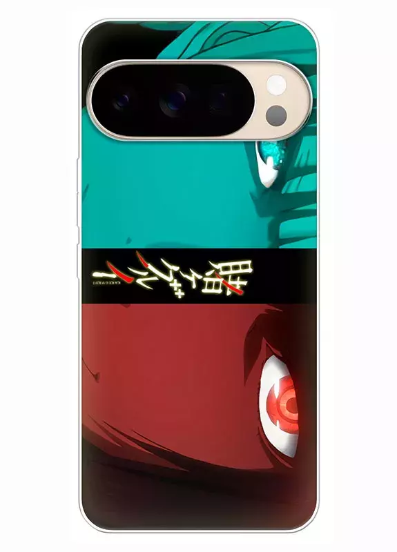 Google Pixel 10 Pro чехол аниме Безумный азарт - Маньяк азартных игр Какэгуруи Kakegurui Compulsive Gambler лица Юмэко Джабами и Кирари Момобами
