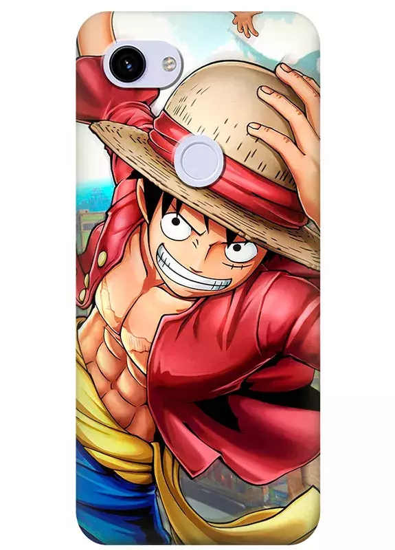 Google Pixel 3A чехол - Ван-Пис One Piece Луффи в атаке