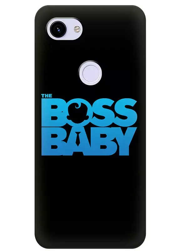Google Pixel 3A чехол силиконовый - Босс-молокосос логотип, Baby Boss