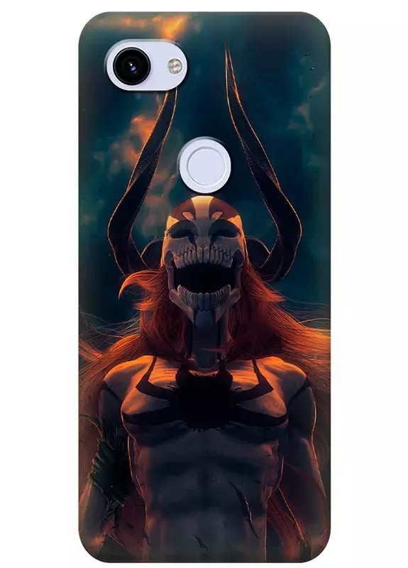 Google Pixel 3A XL чехол - Блич Bleach ярость Ичиго Куросаки в маске с рогами