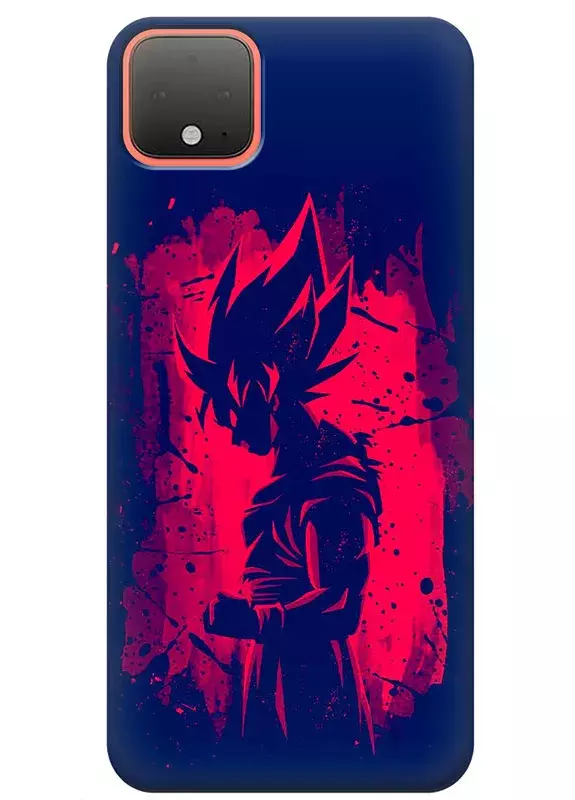 Чехол для Google Pixel 4 - Жемчуг дракона Драгонболл Dragon Ball Сон Гоку красный граффити-арт