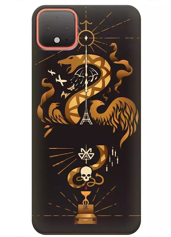Чехол для Google Pixel 4 - Гарри Поттер инсталляция мифологии вектор-арт