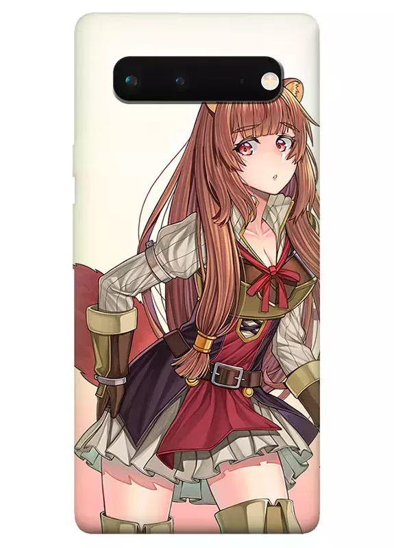 Google Pixel 6A чехол - Восхождение Героя Щита The Rising of the Shield Hero негодование Рафталии 
