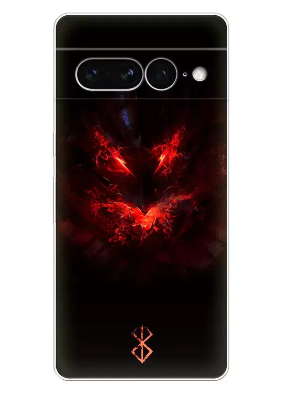 Google Pixel 7 Pro чехол - Берсерк Бэрусэруку Berserk Beruseruku демон из бездны 