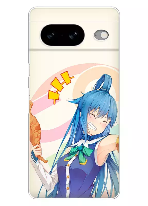 Бампер для Pixel 8 - Коносуба KonoSuba счастливая Эрис приветствует всех