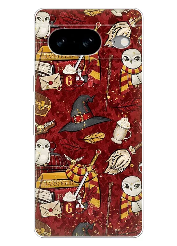Чехол для Pixel 8 - Рождество в Хогвартсе
