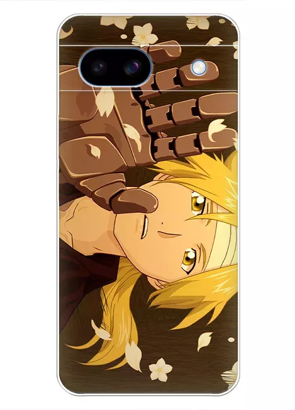 Чехол для Pixel 8A - Стальной алхимик Fullmetal Alchemist Alchemist of Steel прощание Эдварда Элрика крупным планом