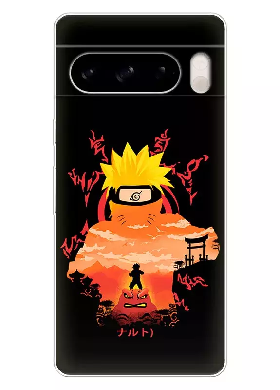 Pixel 8 Pro чехол - Наруто Узумаки композиция тренировки, Наруто и Боруто
