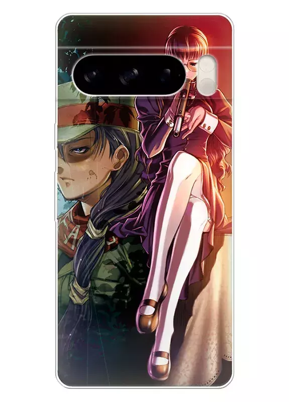 Pixel 8 Pro чехол - Пираты Черной лагуны Black Lagoon Реви присела пострелять