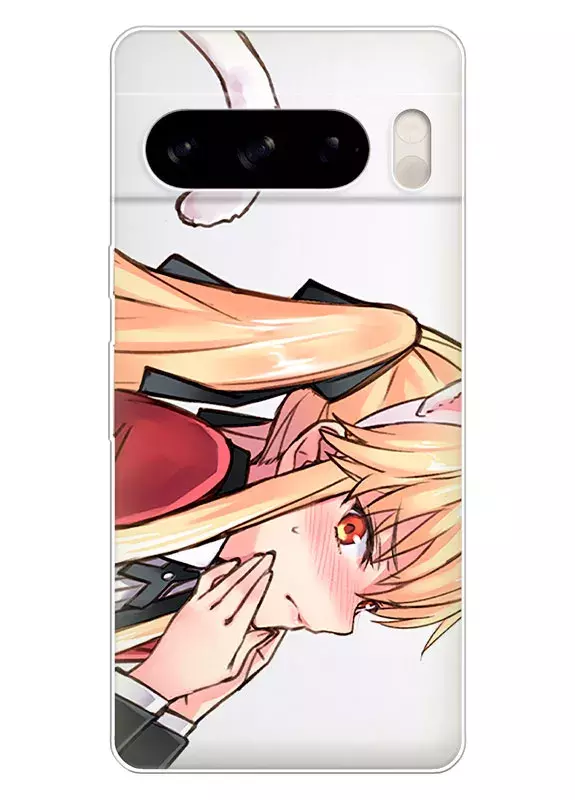 Pixel 8 Pro чехол - Безумный азарт Маньяк азартных игр Какэгуруи Kakegurui Compulsive Gambler задумчивая Мэри Саотомэ