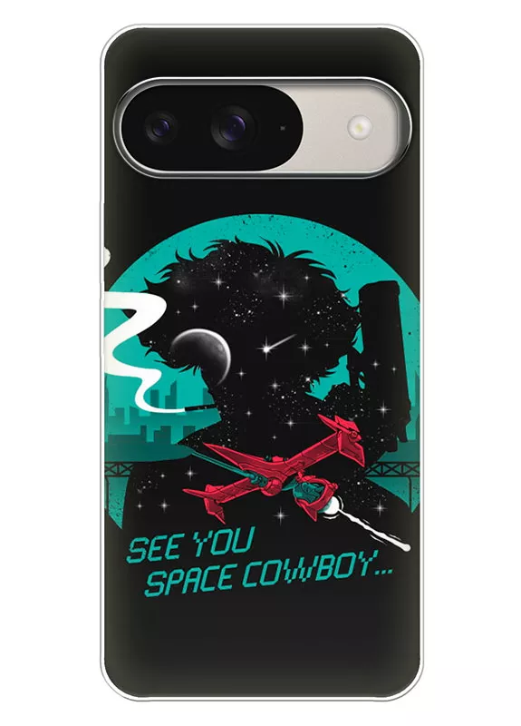 Бампер для Pixel 9 - See You Space Cowboy Logo Спайк Шпигель, Ковбой Бибоп