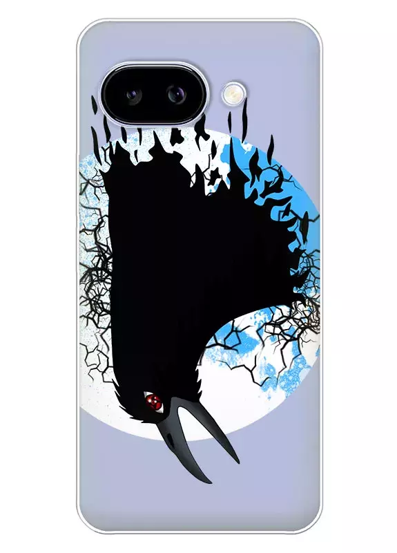 Чехол для Google Pixel 9A - Naruto Itachi’s Crow, прозрачный силикон