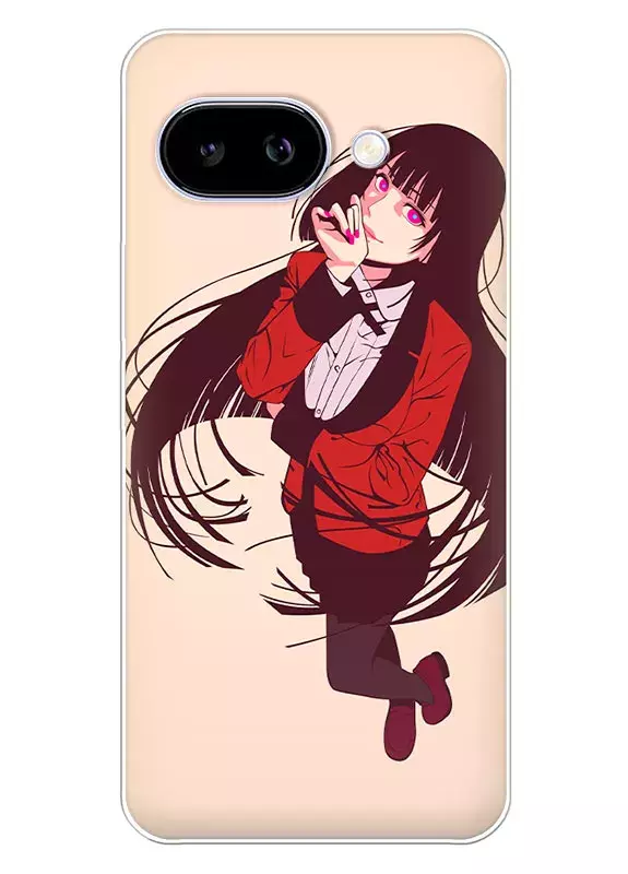 Google Pixel 9A чехол - Безумный азарт Маньяк азартных игр Какэгуруи Kakegurui Compulsive Gambler задумчивая Юмэко Джабами