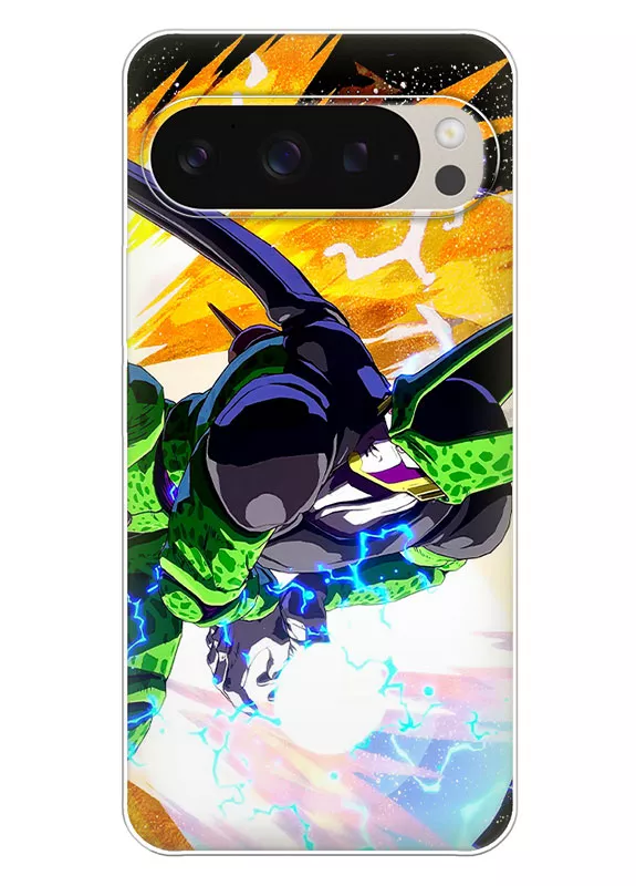 Чехол для Google Pixel 9 Pro - Жемчуг дракона Драгонболл Dragon Ball магическая атака Селла