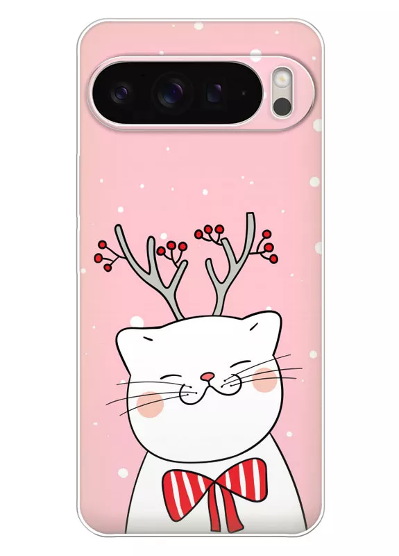 Чехол для Pixel 9 Pro XL - Котик с рожками