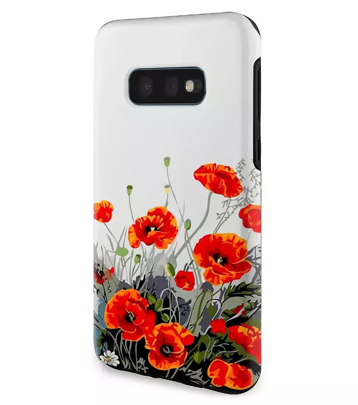 Samsung Galaxy S10e гибридный противоударный чехол LoooK с картинкой - Украинские маки