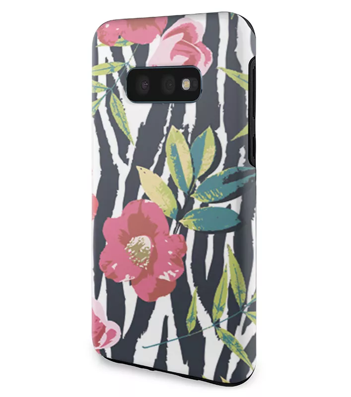 Samsung Galaxy S10e гибридный противоударный чехол LoooK с картинкой - Пастельные цветы