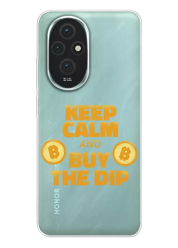 Huawei Honor 200 прозрачный силиконовый чехол - Buy the Dip